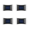 Dekorativne fasadne lampe solarne set 2kom 4 KOMADA BELA BOJA