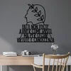 Wallity Zidna dekoracija Fatti Non Foste 1, 55 x 56 cm, Crna
