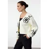 Trendyol Milla Ženski džemper TWOAW25HI00291, Beli