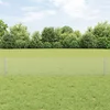 Heksagonalna ograda s stubom 50 x 0,4 m Pocinčani čelik Srebrna