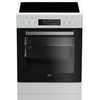 BEKO Električni šporet FZR67400WPS Bela, Staklokeramička, 65 l