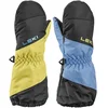 LEKI Little Swtch Zero Mitt Long detské rukavice, black-light blue-light yellow (2.0)