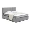 Siva boxspring postelja 180x200 cm Olia Bold Line – Bonami Selection
