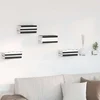 Lebdeća polica Zidne 4 pcs Maslinasto zelena 6 x 10,8 x 6,6 cm