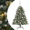Umjetno božićno drvce Zelena 120 cm PVC, Plastika i Čelik