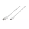 VIVANCO USB Typ C Kabel 2m weiß 38757 DCVVUSBC20A20W Typ A Typ C Stecker USB 3.1
