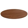 Vidaxl vidaXL Okrogla mizna plošča temno rjave barve O80x1,5 cm masiven hrast