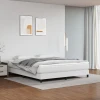 Madrac s džepičastim oprugama srednje tvrdoće bijeli 180x200x20 cm umjetne kože