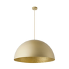 Luster na sajli SFERA 1xE27/60W/230V, prečnik 50 cm, zlatna