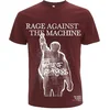Rage Against The Machine BOLA Album Cover (Back Print) Maroon Red M Majica