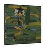 Canvas Slika na platnu White Blossom in the Garden, Paul Klee, Sa ramom, 40 x 40 cm, Crni