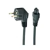 E-GREEN Kabl naponski za laptop - Detelina, premijum 3x1.5mm, 1.8m crni