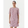 Luisa Spagnoli Cocktail obleka Pendice 541767 Vijolična Regular Fit