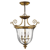 Elstead Lighting Elstead Cambridge 3-lučna majhna stropna viseča svetilka, polirana medenina, E14, (22098441)