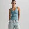 Cropp - Majica na bretele - steel blue