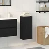 Zidni ormarić crni hrast 32x20x67 cm inženjerski drvo
