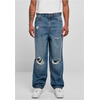 Mens Distressed 90s Jeans Blue