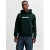 JACK & JONES Majica JJMUNK temno siva / temno zelena / bela