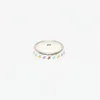 Prstan TwoJeys Enameled Multicolor Starline Ring M Silver 48 mm