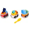 slomart Set 3 gradbenih vozil LEAN TOYS za razstavljanje s izvijačem