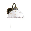 Kolarz 731.61.160 - Zidna lampa NONNA 1xE27/75W/230V sa motivom cveća, ružičasto zlato