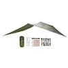 shumee Ponjava Bushmen easy Tarp 2x3 zelena 2,0x2,9 m, 19 zank s pripomočki