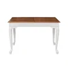 Hanah Home Trpezarijski sto na razvlačenje Albero29, 80x75-160 cm, Smeđe-beli