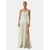 Elisabetta Franchi Večerna obleka AB-R22-52E2 Zelena Regular Fit