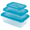 Heidrun KOMPLET 3 PRAVOKOTNIH KOZARCEV POLAR FROST,0,6L/1,3L/2,5L