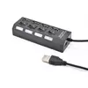 USB Hub 4in1 HUB-215/ crni