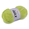 Pletenje ženilja Dolce 100 g - (799) zelena past.sv.