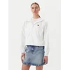 Tommy Jeans Vetrovka Essential DW0DW20672 Bela Relaxed Fit