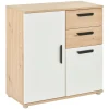 XXXL Komoda Basic Two, Barva Hrasta, Bela