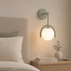 Opviq zidna lampa GEDIK-20445-B, 1 × E27, mint / zelena