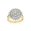 DIAMANT LETERNEL Prstan Cluster-Ring aus 750 Gelbgold mit Diamant zlata