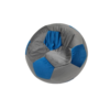 Lazy Pleasure Lazy bag Lopta, O230cm, Sivo-plavi