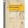 PEPUSCH: SECHS SONATEN FUR SOPRANBLOCKFLOTE UND KLAVIER 1 (KOSCHINSKY)