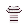 TOMMY HILFIGER Majica temno rdeča/bela