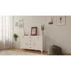 Hanah Home Komoda Rb-025-01, 130x87x43 cm, Bela
