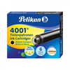 Tinta za nalivpero patrone kratke pk6 4001 Pelikan 301218 crna