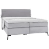 Hom`in POSTELJA BOXSPRING 140 cm x 200 cm , tekstil siva, svetlo siva