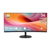 MSI 34 inča PRO MP341CQ E12 UWQHD 3440x1440 100Hz AdaptiveSync zakrivljeni kancelarijski monitor crni