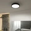 Paulmann Oka LED stropna svetilka IP44 CCT črna - Kopalnica - Sodobni - Plastika