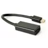 A-mDPM-DPF4K-01 Gembird 4K Mini DisplayPort to DisplayPort adapter cable, black