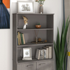 Gornji element za komodu HAMAR svjetlosivi 85x35x100cm borovina