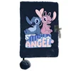 DNEVNIK PLIŠANI S KLJUČEM A5 96L STITCH PASO DS25CC-3676