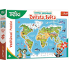 Trefl Puzzle Treflíci spoznaj živali sveta 48 kosov
