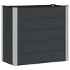 Povišena vrtna gredica Crna 100 x 50 x 91 cm