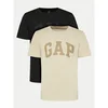GAP Cotton T-shirt with logo, 2 pcs - Mens
