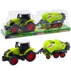 Komplet traktor s prikolico za silo in mešalcem krme - Lean Toys